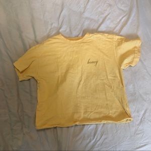brandy melville honey tee